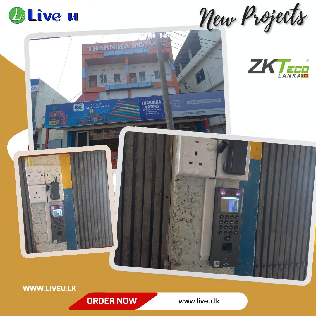 We successfully installed the ZKTeco Fingerprint System