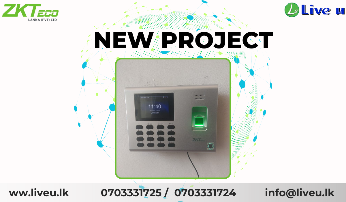 We’ve successfully installed the ZKTeco K40 Pro along with a powerful Attendance Management Software for streamlined workforce tracking.